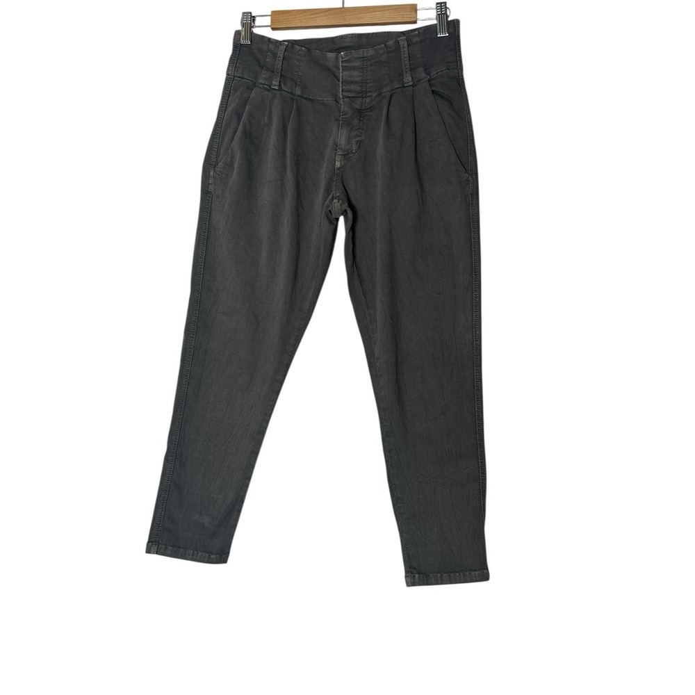 Alice + Olivia Pants Womens Size 4 Gray Pockets Stretch Office Career Designer